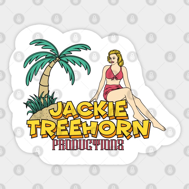 Jackie Treehorn Productions Sticker by littlepdraws